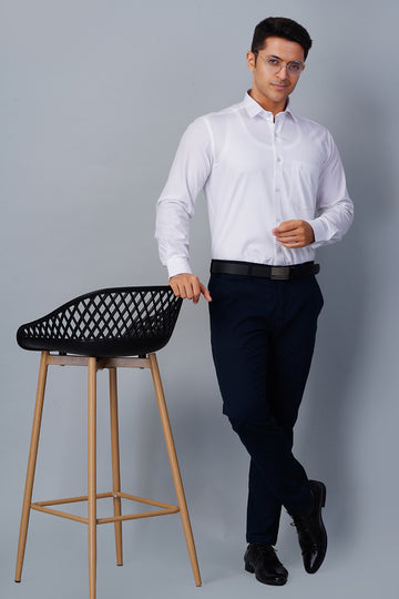 ALLEZ FRANCE – JOON | Men’s Timeless Formal Shirt | Luxurious Egyptian Giza Cotton | Regular Fit | Full Sleeves
