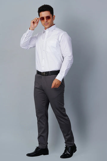 ALLEZ FRANCE – NAAZ | Men’s Elegant Formal Shirt | Fine Egyptian Giza Cotton | Regular Fit | Full Sleeves