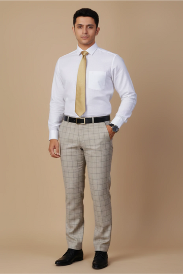 Allez France – FYNN | Men’s 100% European Linen White Shirt | Premium Formalwear | Regular Fit