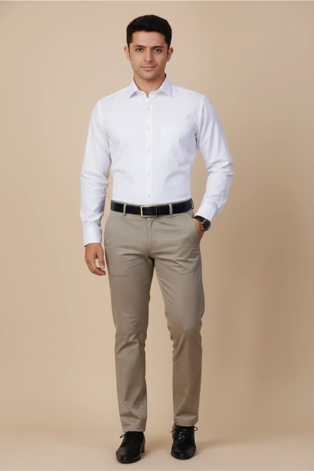 ALLEZ FRANCE – IGOR | Men’s Refined Formal Shirt | Premium Egyptian Giza Cotton | Regular Fit | Full Sleeves