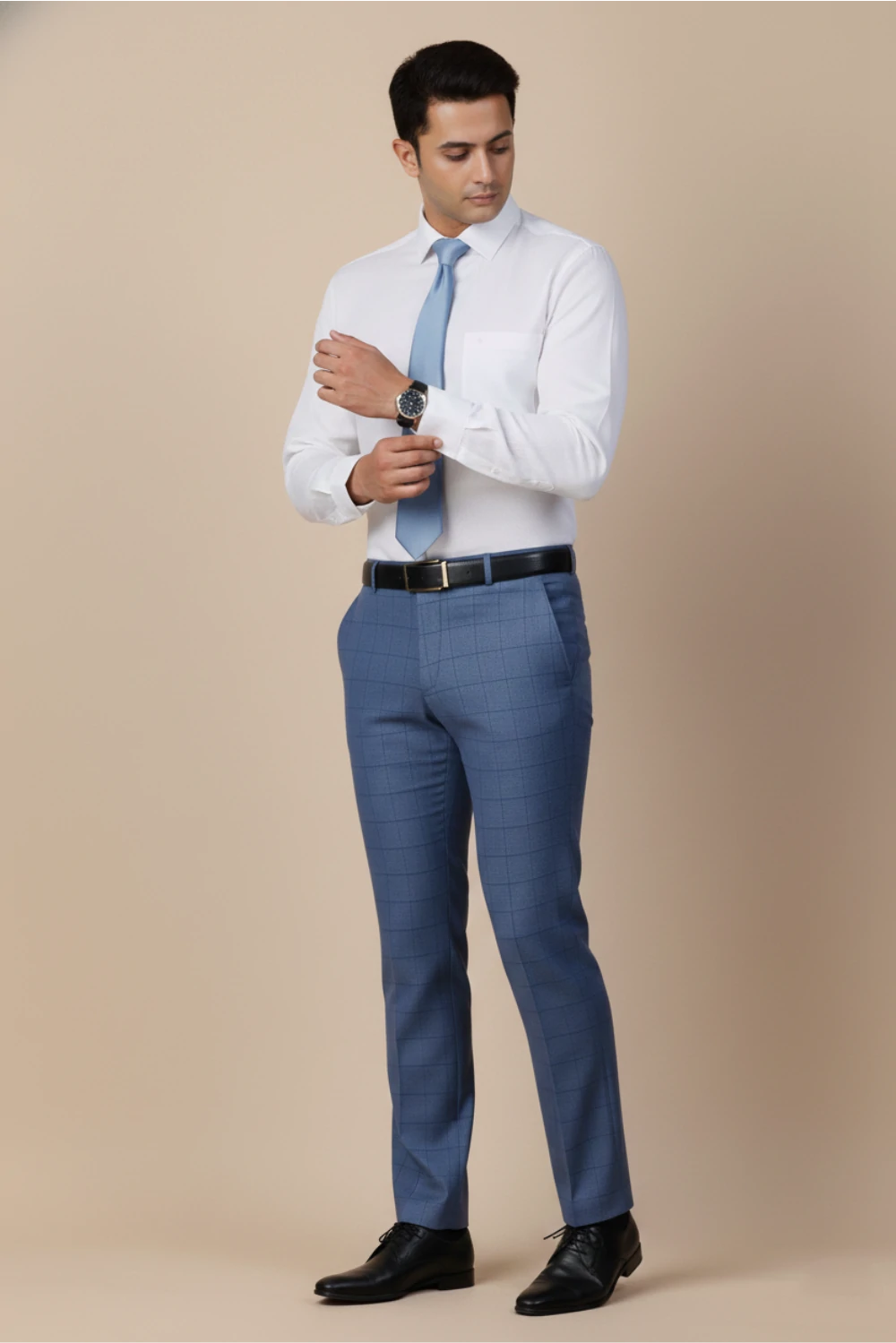 Allez France – ALBA | Men’s White Linen–Cotton Blend Shirt | Premium Formalwear | Regular Fit