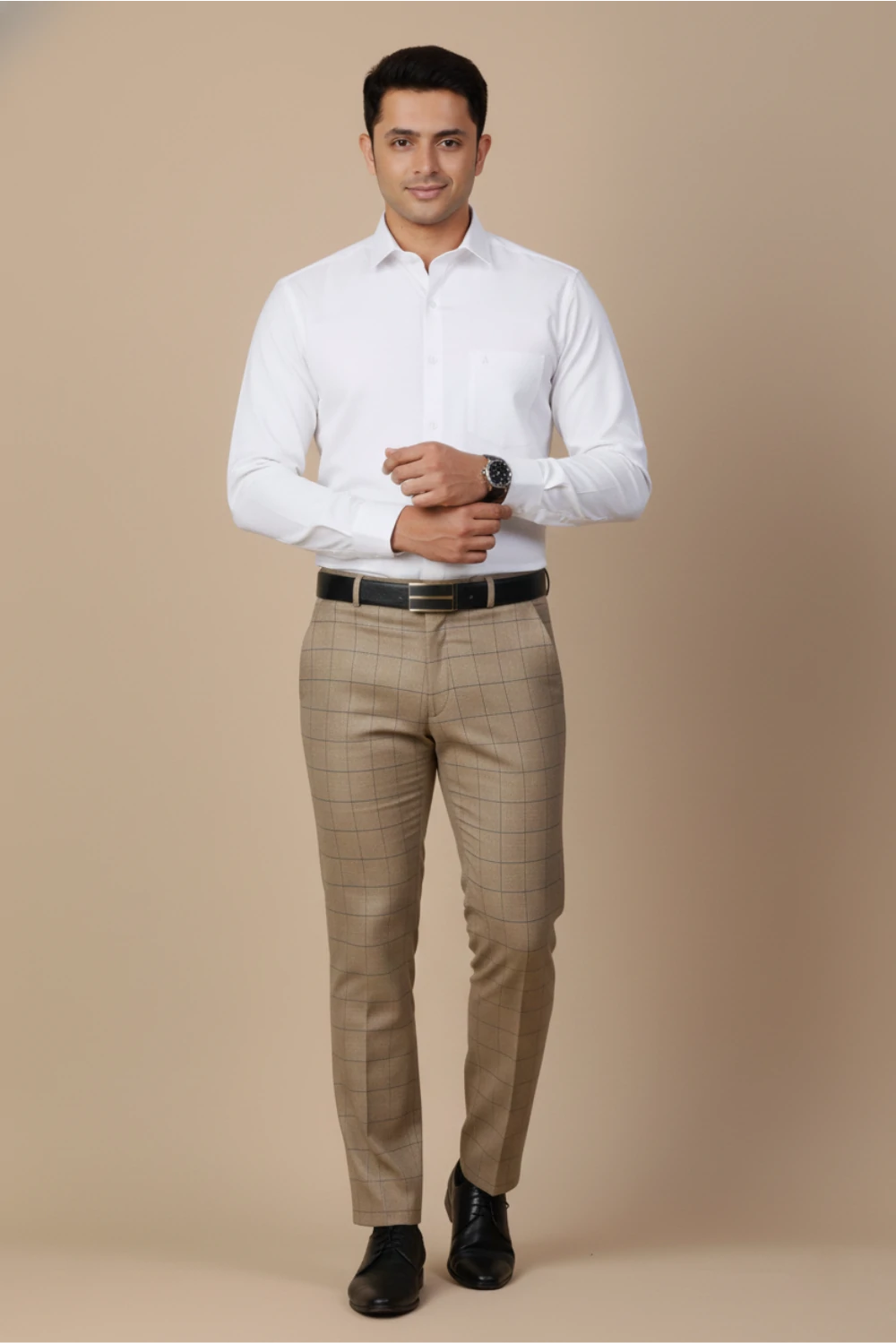 Allez France Alzaro – White Imperial  Cotton-Rich Shirt | Custom Fit | Full Sleeves