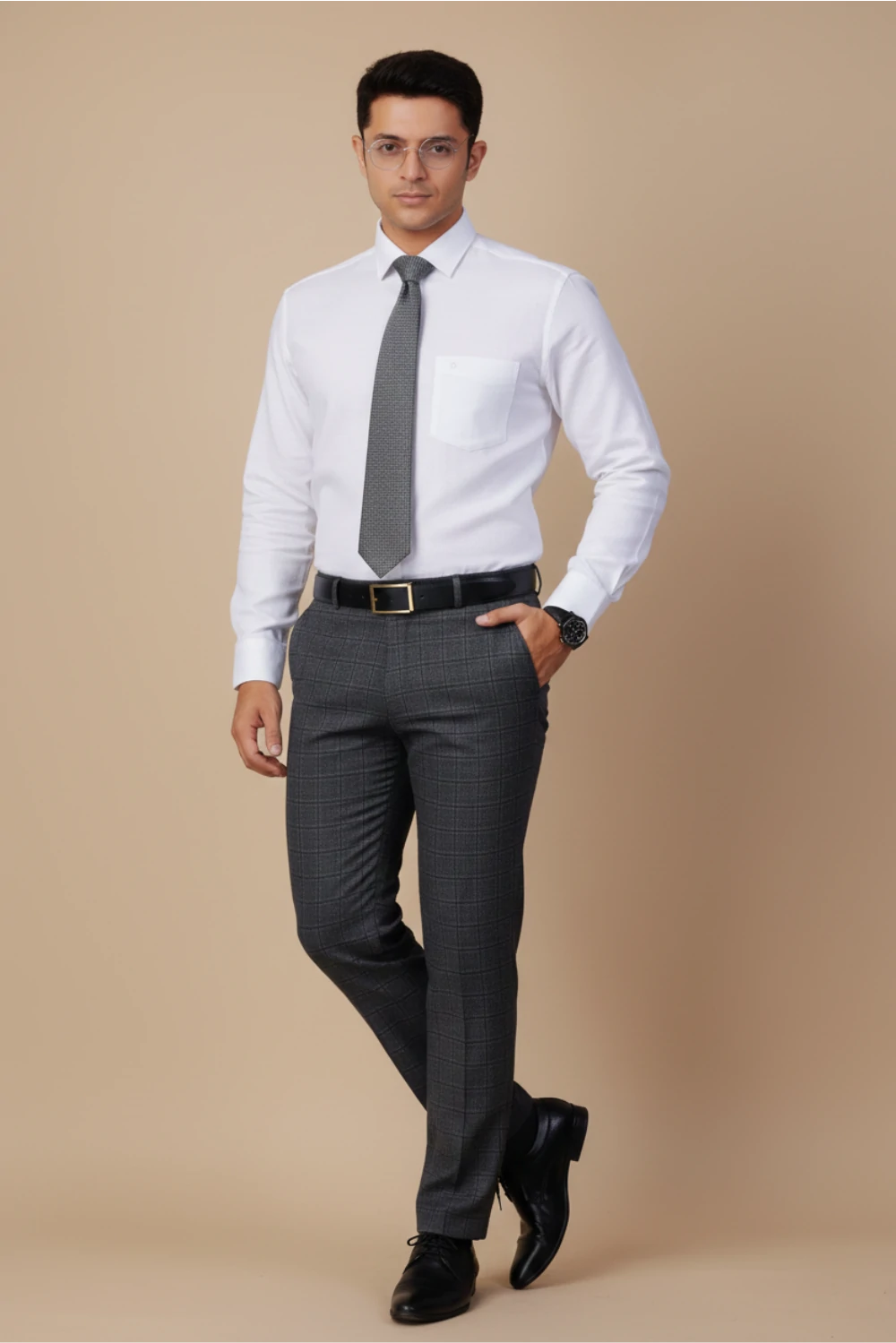 Allez France – DUKE | Men’s 100% European Linen White Shirt | Classic Formalwear | Regular Fit