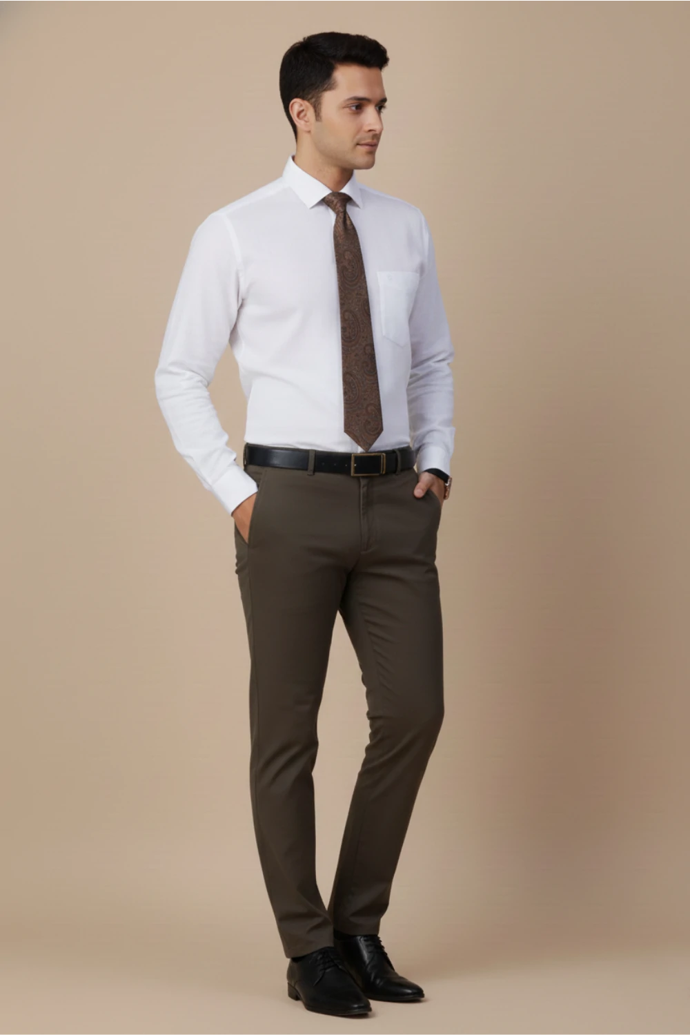 Allez France – TYUS | Men’s 100% European Linen White Shirt | Premium Formalwear | Regular Fit