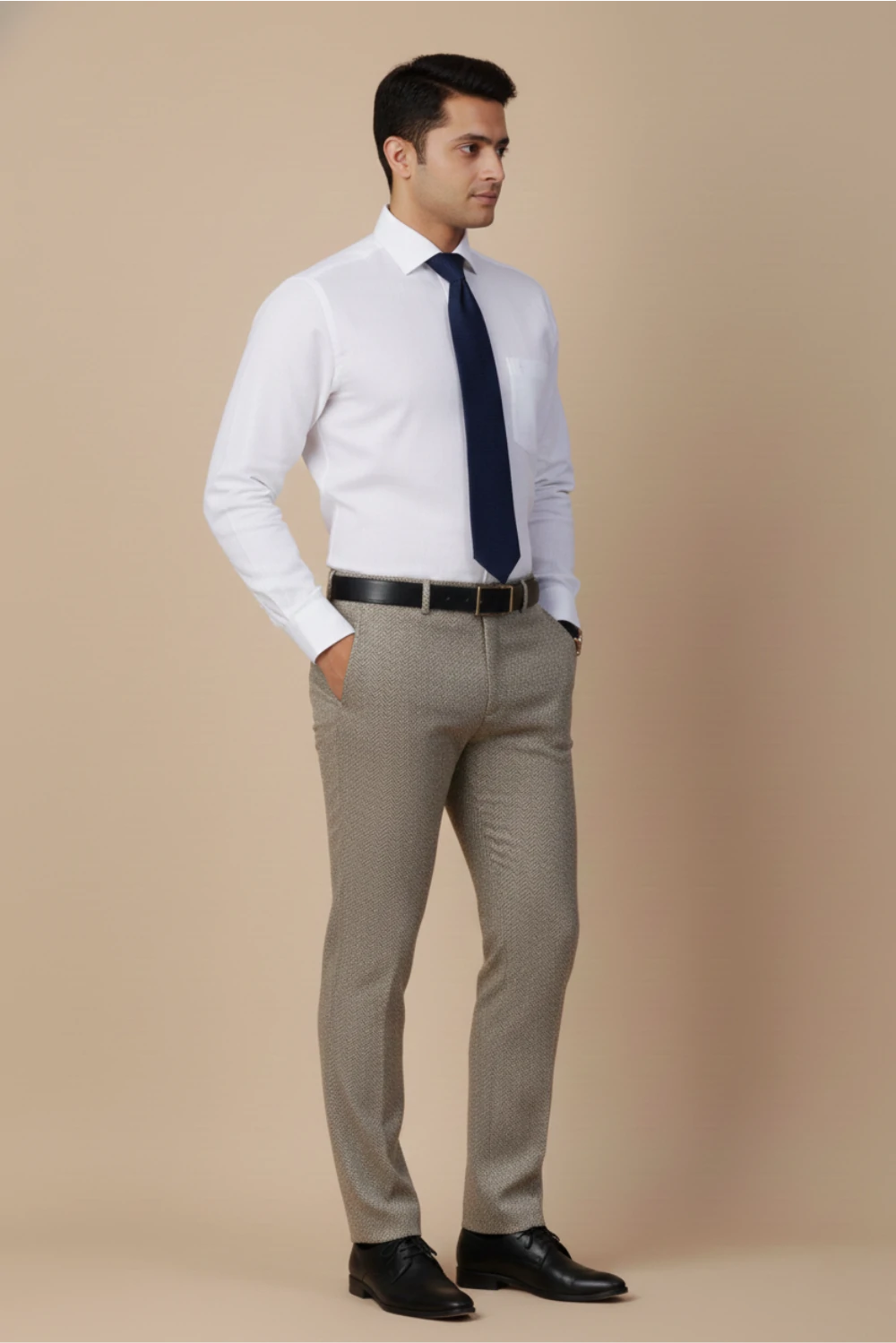 Allez France – TOON | Men’s 100% European Linen White Shirt | Sophisticated Formalwear | Regular Fit