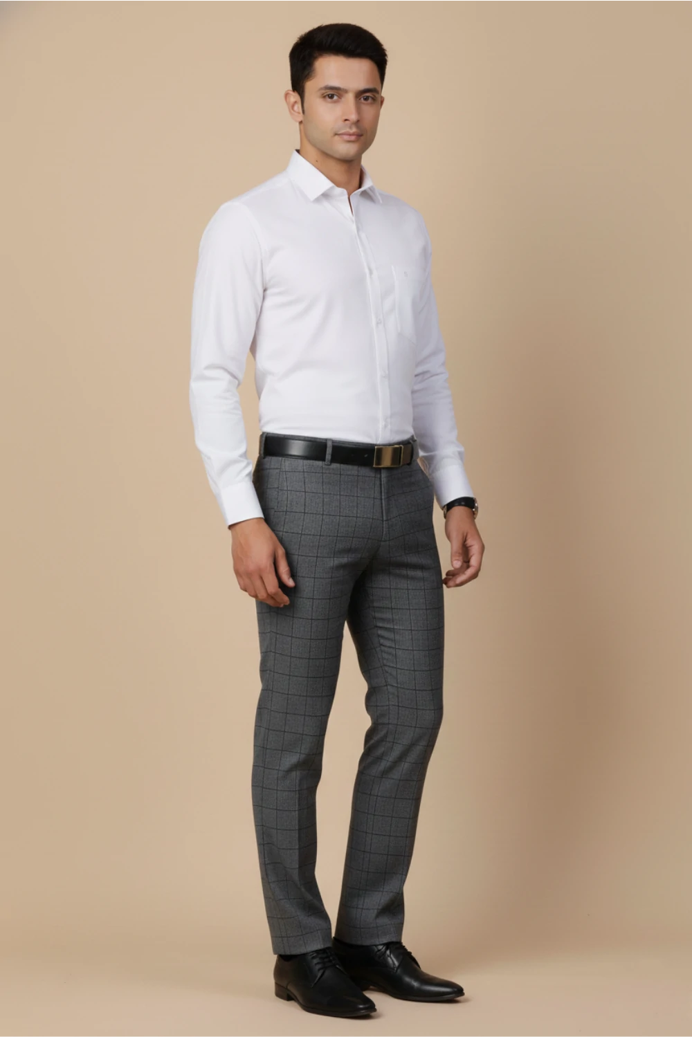 Allez France Herlor – White Aurelius Cotton-Rich Shirt | Custom Fit | Full Sleeves