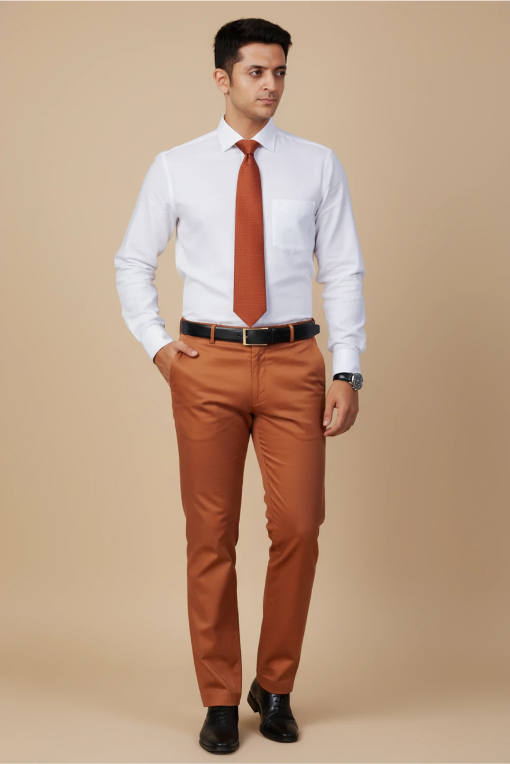 Allez France Bellar – White Zen Soft Cotton-Rich Shirt | Custom Fit | Full Sleeves