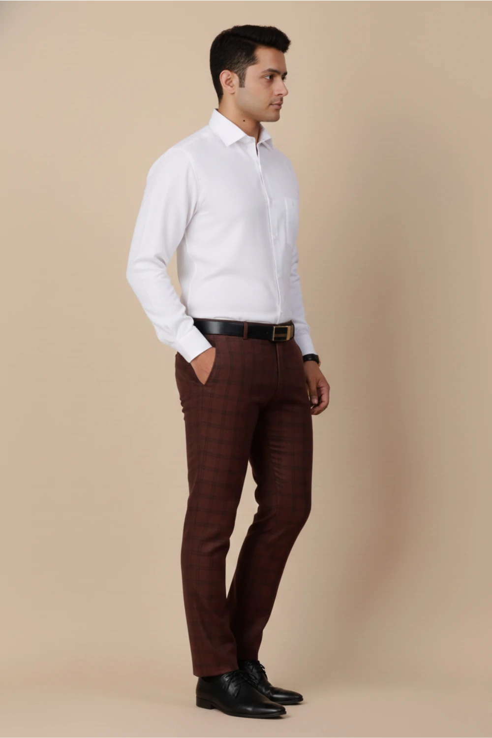 Allez France Axello – White Linen–Cotton Blend Shirt