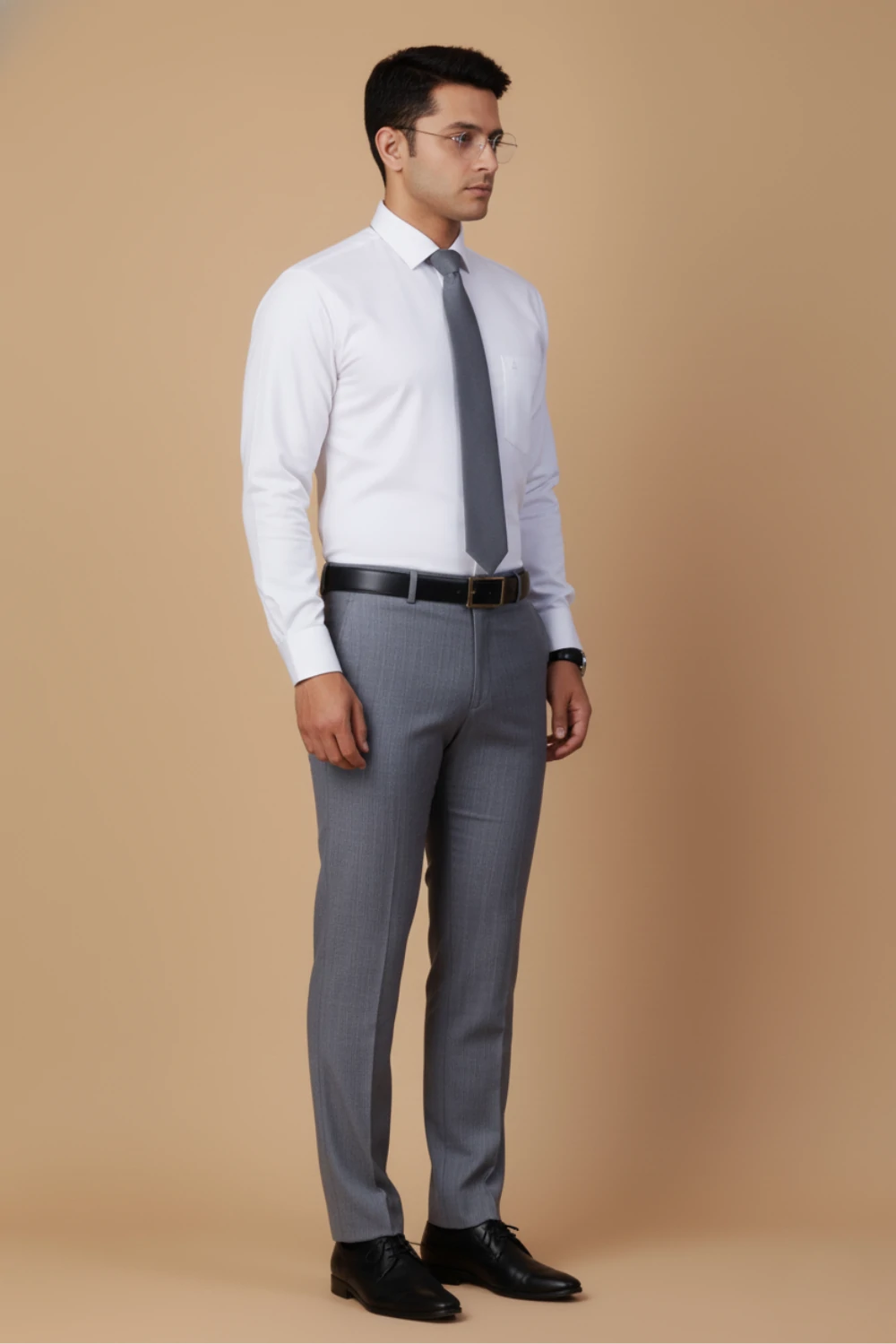 ALLEZ FRANCE – NAAZ | Men’s Elegant Formal Shirt | Fine Egyptian Giza Cotton | Regular Fit | Full Sleeves