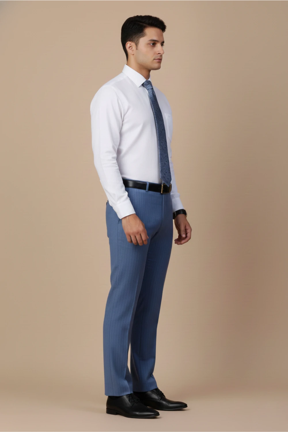 Allez France Arximo – White Linen–Cotton Blend Shirt