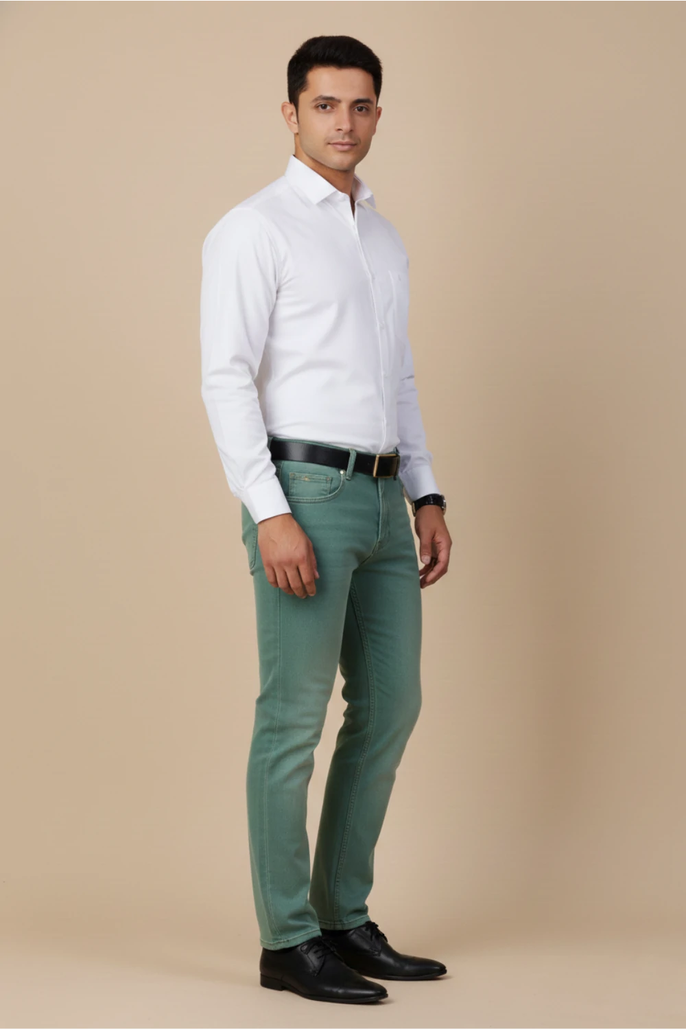 Allez France Fortix – White Cloud-Soft Cotton-Rich Shirt | Custom Fit | Full Sleeves