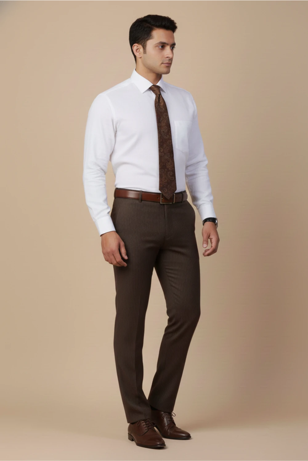 Allez France – LARZ | Men’s 100% European Linen White Shirt | Refined Formalwear | Regular Fit