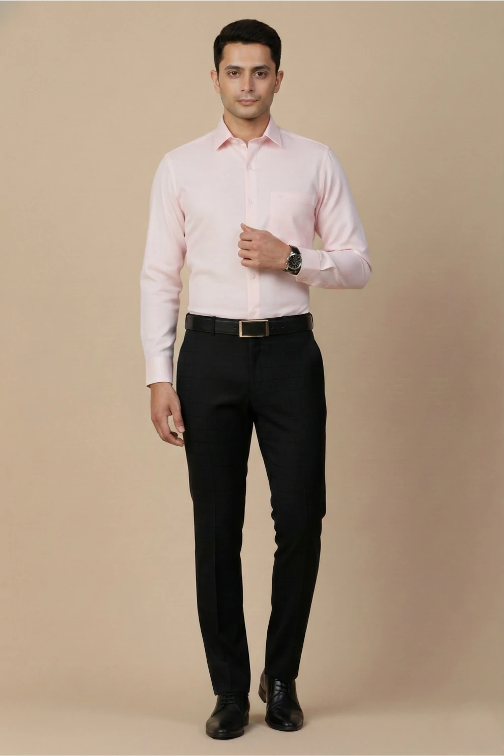 ALLEZ FRANCE - MOJO | Men’s White Formal Shirt | Regular Fit | Full Sleeves | 100% Premium Cotton