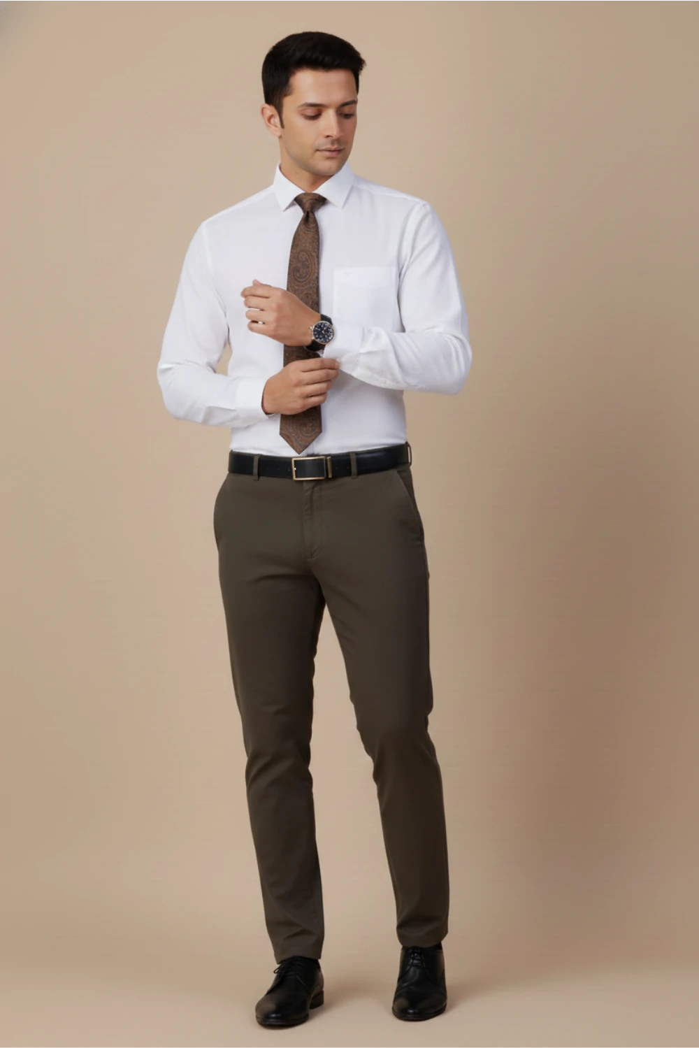 Allez France – TYUS | Men’s 100% European Linen White Shirt | Premium Formalwear | Regular Fit