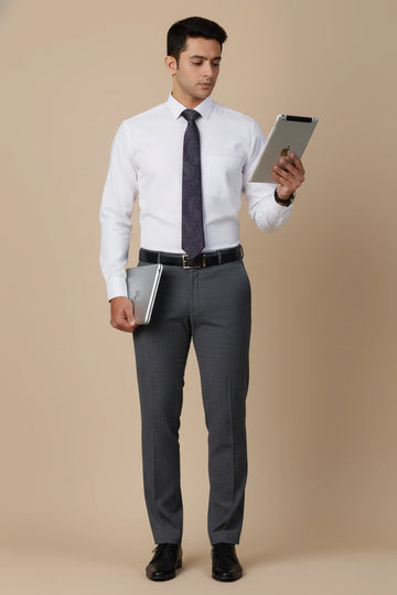 ALLEZ FRANCE – TEVY | Men’s Luxe Formal Shirt | Exquisite Egyptian Giza Cotton | Regular Fit | Full Sleeves