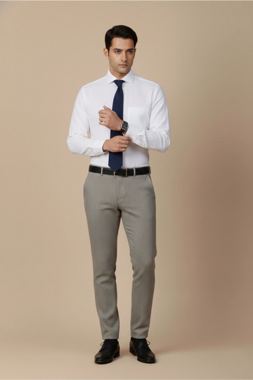 Allez France – TOON | Men’s 100% European Linen White Shirt | Sophisticated Formalwear | Regular Fit